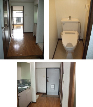 島根大学まで約400m、松江市学園2丁目のオートロック付き1K賃貸マンション、ハイツN.K室内写真1※写真は他の部屋です、現況優先。
